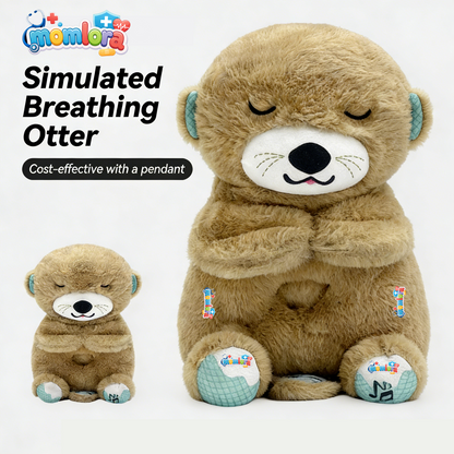 MomLora™ - Breathing Otter Sleep Companion Plush Toy