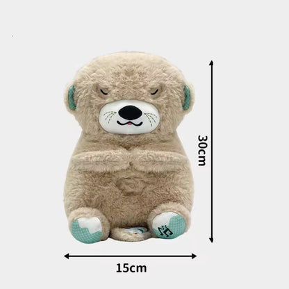 MomLora™ - Breathing Otter Sleep Companion Plush Toy