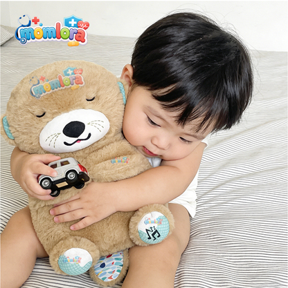 MomLora™ - Breathing Otter Sleep Companion Plush Toy