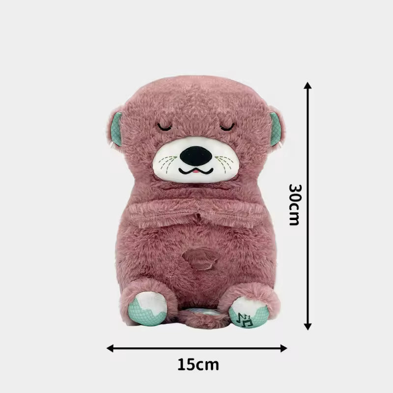MomLora™ - Breathing Otter Sleep Companion Plush Toy