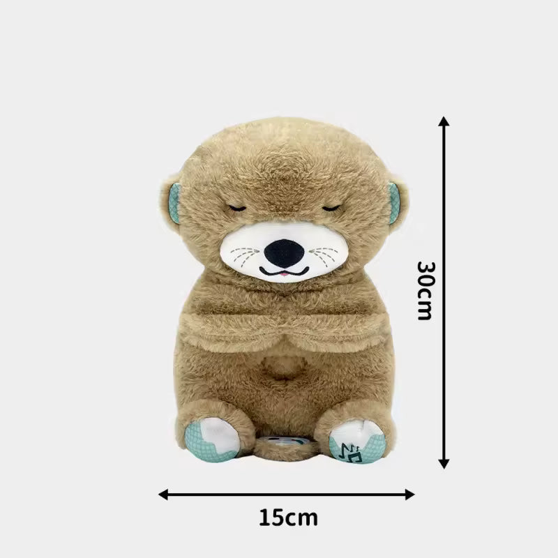 MomLora™ - Breathing Otter Sleep Companion Plush Toy