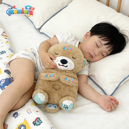 MomLora™ - Breathing Otter Sleep Companion Plush Toy