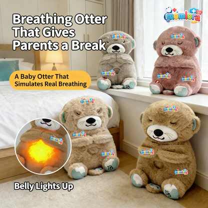 MomLora™ - Breathing Otter Sleep Companion Plush Toy